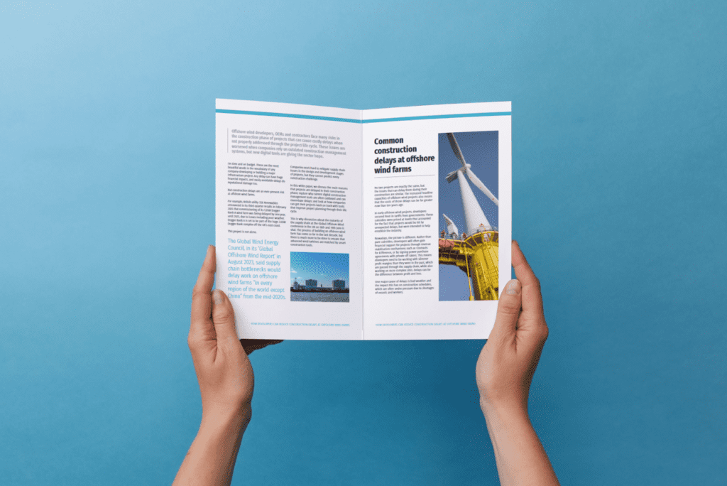 How Developers Can Reduce Construction Delays at Offshore Wind Farms’ whitepaper by Shoreline Wind